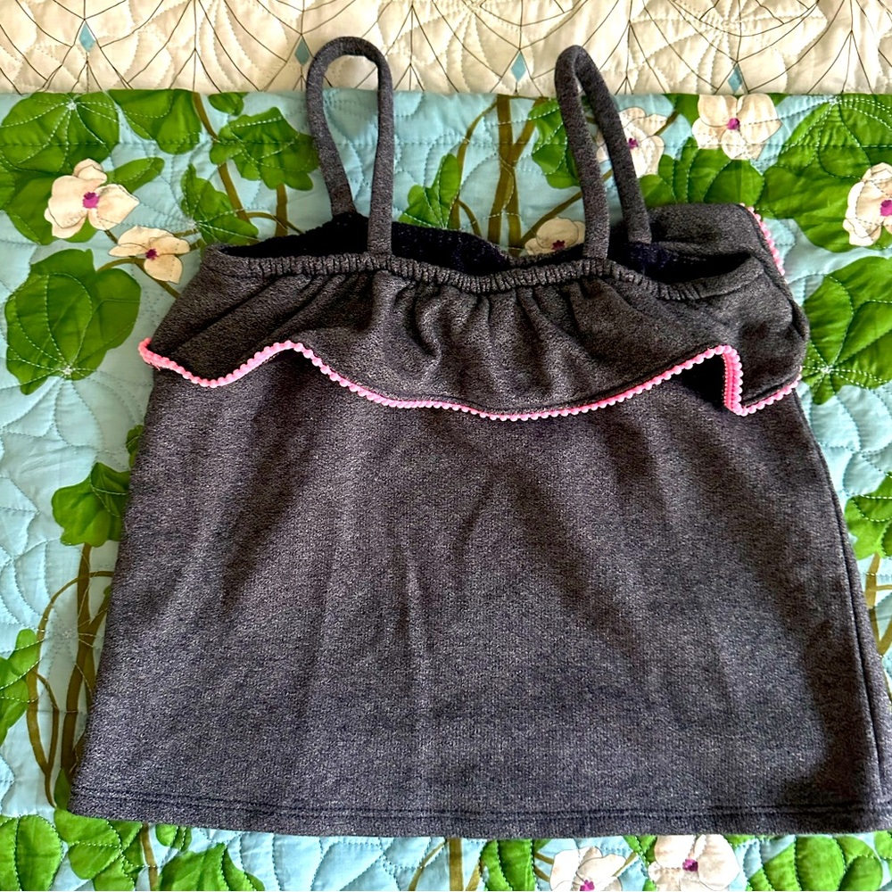 Janie and Jack Camisole Top with a Ruffle. Size 7. In very good condition.